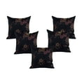 thumbnail image 1 of Oussum Satin Organza Throw Pillow Cover Cases Square Decorative Floral Cushion Cover for Home Decor Online, 1 of 5