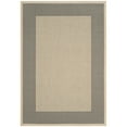 thumbnail image 6 of SAFAVIEH Courtyard Justine Bordered Indoor/Outdoor Area Rug, Grey/Cream, 6'7" x 6'7" Round, 6 of 11