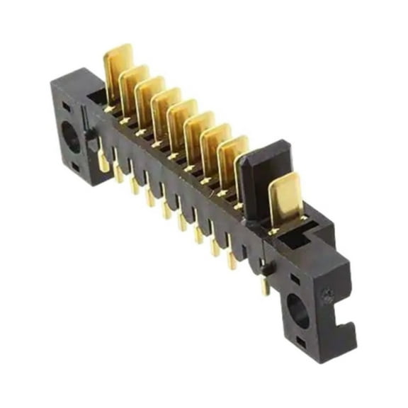 Pack of 2 1-1612962-3 Conn Battery Interconnect PL 10 POS 2mm Solder RA Thru-Hole 10 Terminal 1 Port, Bulk, RoHS