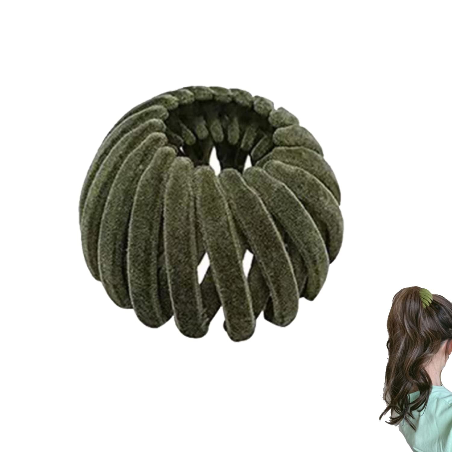 Bird Nest Magic Hair Clip,Lazy Bird's Nest Plate Hairpin,Expandable