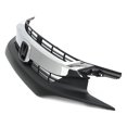 thumbnail image 4 of Car Front Bumper Chrome Hood Grille Upper Grill Fits for Honda Civic 10th 2016-2018 ABS, 4 of 8