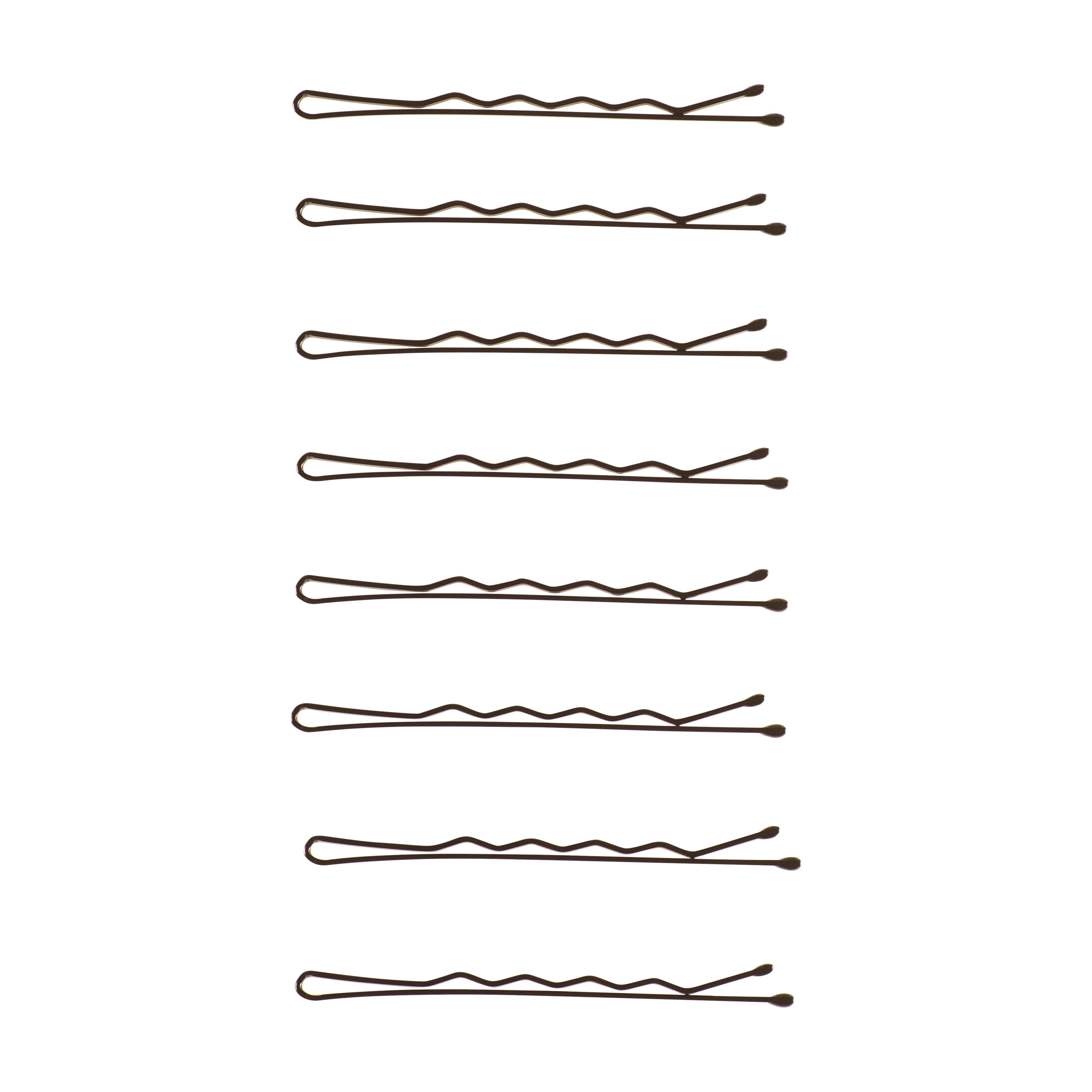(6 pack) Goody Small Bobby Pins, Hair Pins, Secure Hold for All Ages, Black, 45 Ct