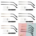thumbnail image 6 of 1 Pair Retro Eyeglasses Universal Repair Tool Replacement Leg Spectacle Frame Glasses Arm Eyewear Accessories SILVER, 6 of 8