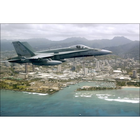 24"x36" Gallery Poster, Canadian Forces CF-18 f-18 Hornet