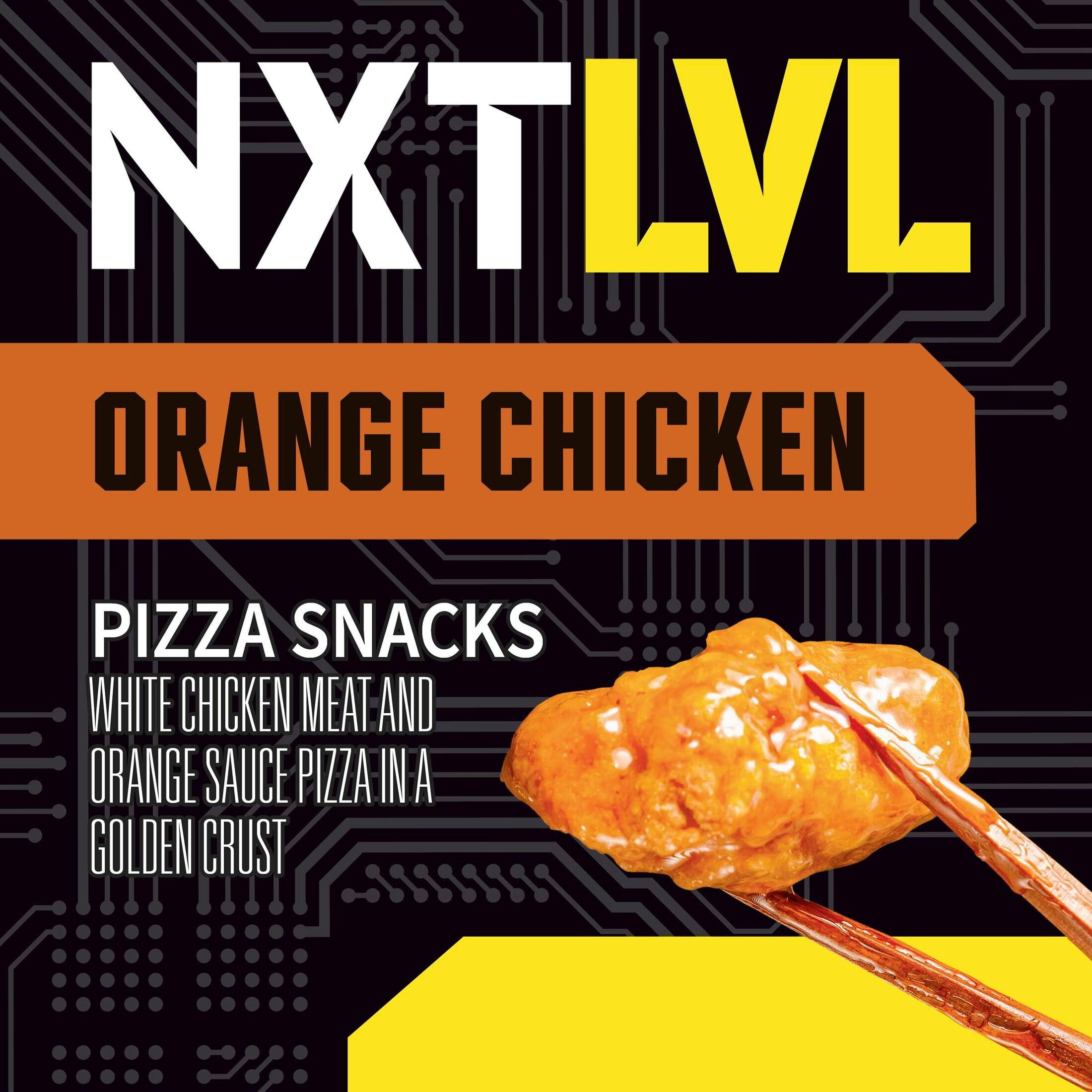 Totino's Pizza Rolls, NXTLVL, Orange Chicken Flavored, Frozen Snacks, 50 Count, 24.46 oz