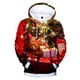 thumbnail image 1 of Sudaderas con capucha Navidad Santa Claus sudaderas con estampado 3d hombres mujeres con capucha de gran tamaño Sudadera con capucha moda niños pulóver sudaderas chándal, 1 of 4