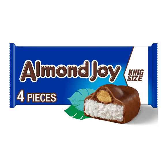 Coconut and Almond Milk Chocolate King Size Candy Bars, 3.22 oz Each, 4 Count