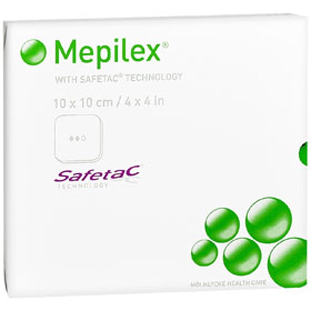 Mepilex Silicone Foam Dressing, 4" x 4"