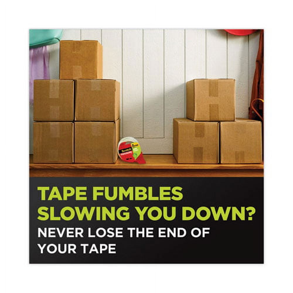 Sure Start Packaging Tape For Dp1000 Dispensers, 1.5" Core, 1.88" X 75 Ft, Clear, 6/pack | Bundle of 2 Packs