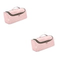thumbnail image 3 of Vogacara Accesorios para rizadores de pelo Bolsa de almacenamiento Organizador de accesorios de estilo colgante 2piezas Rosa, 3 of 6