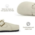 thumbnail image 2 of BERANMEY Women's Suede Clogs & Mules Stylish Leather Mules with Arch Support and Cork Footbed Couple's Clogs for Women and Men, 2 of 10