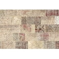 thumbnail image 1 of Ahgly Company Indoor Rectangle Contemporary Orange Salmon Pink Patchwork Area Rugs, 2' x 3', 1 of 6