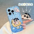 thumbnail image 1 of Funda de teléfono Kawaii Crayon Shin-Chan para Iphone 15/14/13/12 Pro Max, funda protectora de teléfono, anticaída, transparente, suave, regalos, 1 of 4