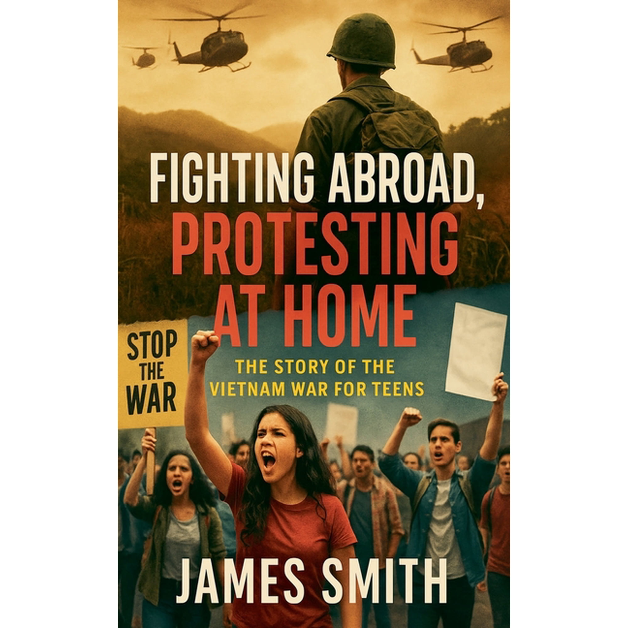 Fighting Abroad, Protesting at Home: The Story of the Vietnam War for Teens, (Paperback)