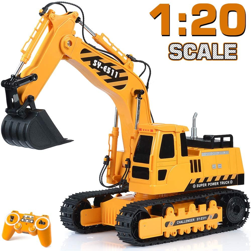 remote control excavator construction tractor