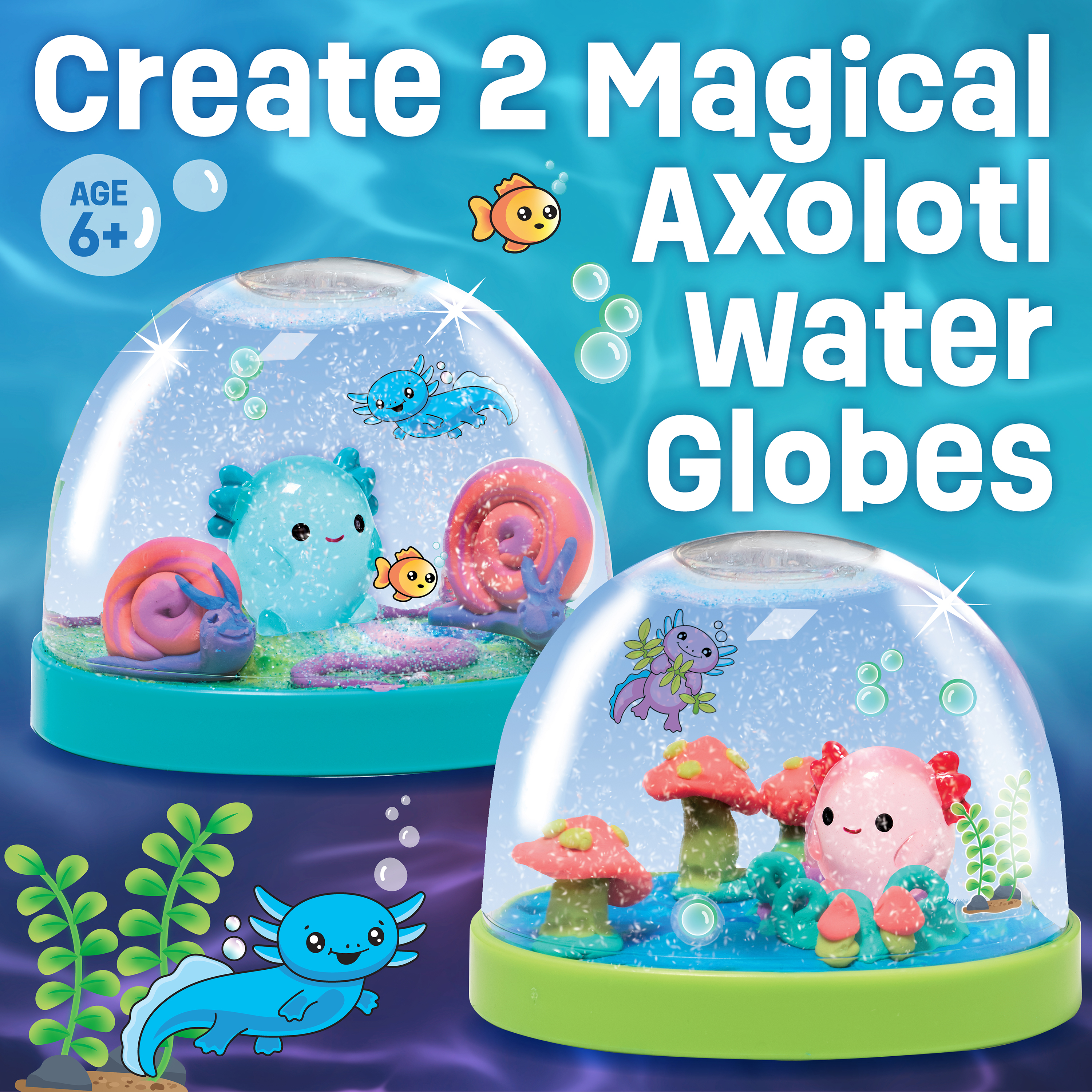 Creativity for Kids Make Your Own Water Globes - Axolotls photo 2