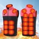 thumbnail image 4 of Abrigo al aire libre de la moda de la temperatura ajustable de la capa calentada eléctrica de 21 áreas calentadas Chaqueta calefactora, 4 of 9