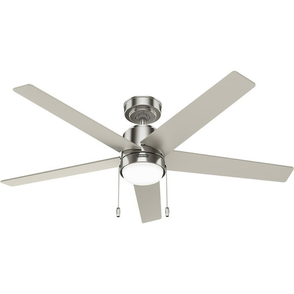 Ventilador de techo Hunter Fan Mansilla níquel cepillado 52 pulgadas