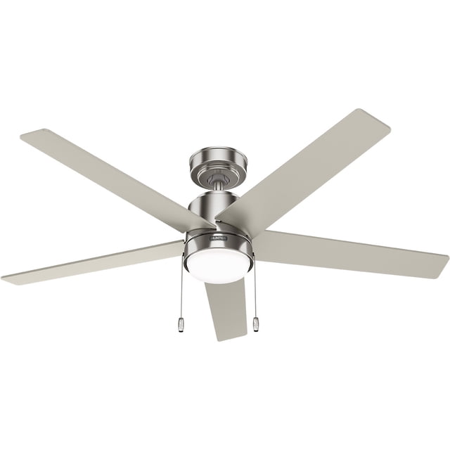 Ventilador de techo Hunter Fan Mansilla níquel cepillado 52 pulgadas