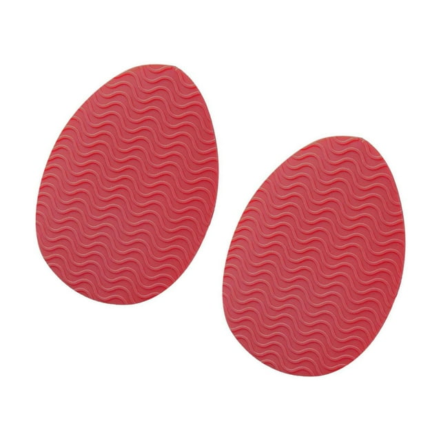 Guardoinrt Coussinets de Chaussures Antidérapants Fiables pour Talons Hauts avec Support Auto-Adhésif Tête Ronde Rouge 1Set