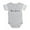 Heather Gray, variant on CafePress - Very Scary_Tr - Cute Infant Baby Football Bodysuit