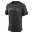 thumbnail image 2 of Men's Charcoal Texas Longhorns Arched Battle Cry Tri-Blend T-Shirt, 2 of 3