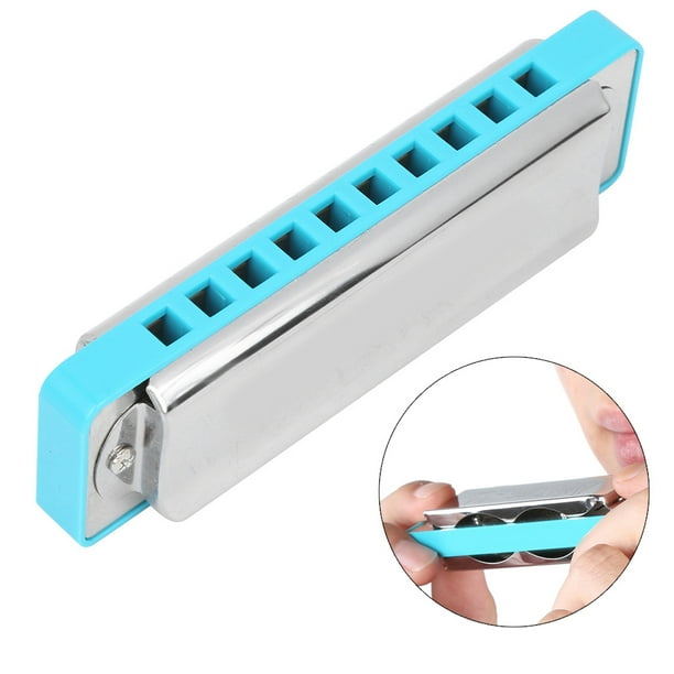 Harmonica Diatonique 10 Trous 20 Tons En Do - Avec Étui De Rangement, Idéal Pour Débutants, Enfants Et Étudiants (Rose)