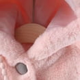 thumbnail image 6 of GYRATEDREAM Infant Toddler Girls Winter Hooded Coat Baby Faux Fur Fleece Rabbit Ears Warm Thicken Jacket Dress up Long Sleeve Party Wedding Hoodies Outwear for 6 Months-5 Years, 6 of 8