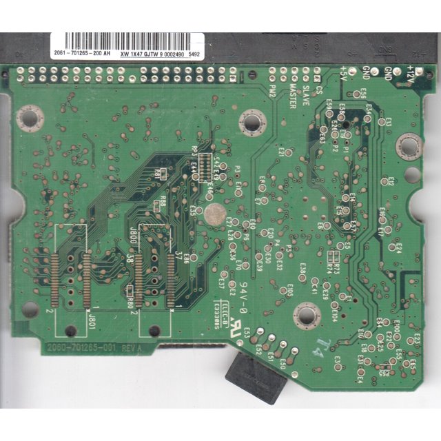 WD1600JB-00GVC0, 2061-701265-200 AH, WD IDE 3.5 PCB