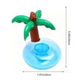 thumbnail image 2 of Inflatable Drink Holders Palm Tree and Cactus Floating Cup Holders Pool Drink Floaties Summer Beach Themed Party PVC Beverage Floats, 2 of 6