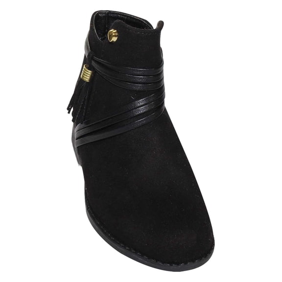 BOTIN CASUAL LEON NIÑA NEGRO GAMUZA 5157 Leon 5157p