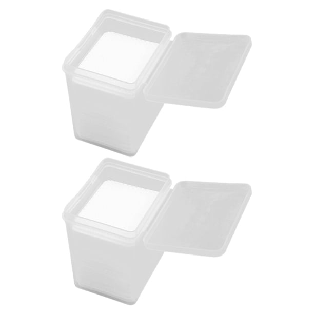 400pcs / 2 cajas Extensión de la pestaña Pegamento Pegamento Pegamento Removedor de residuos Limpieza Pad
