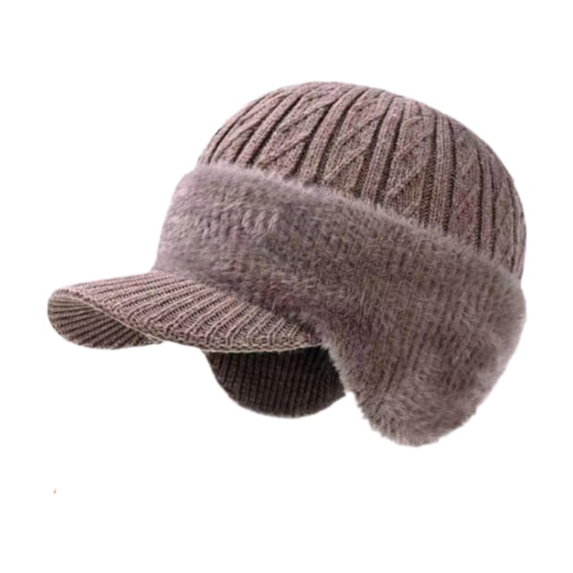 Gorra de béisbol con orejeras para hombre, ideal para clima frío, ideal para acampar y hacer senderismo. Caqui