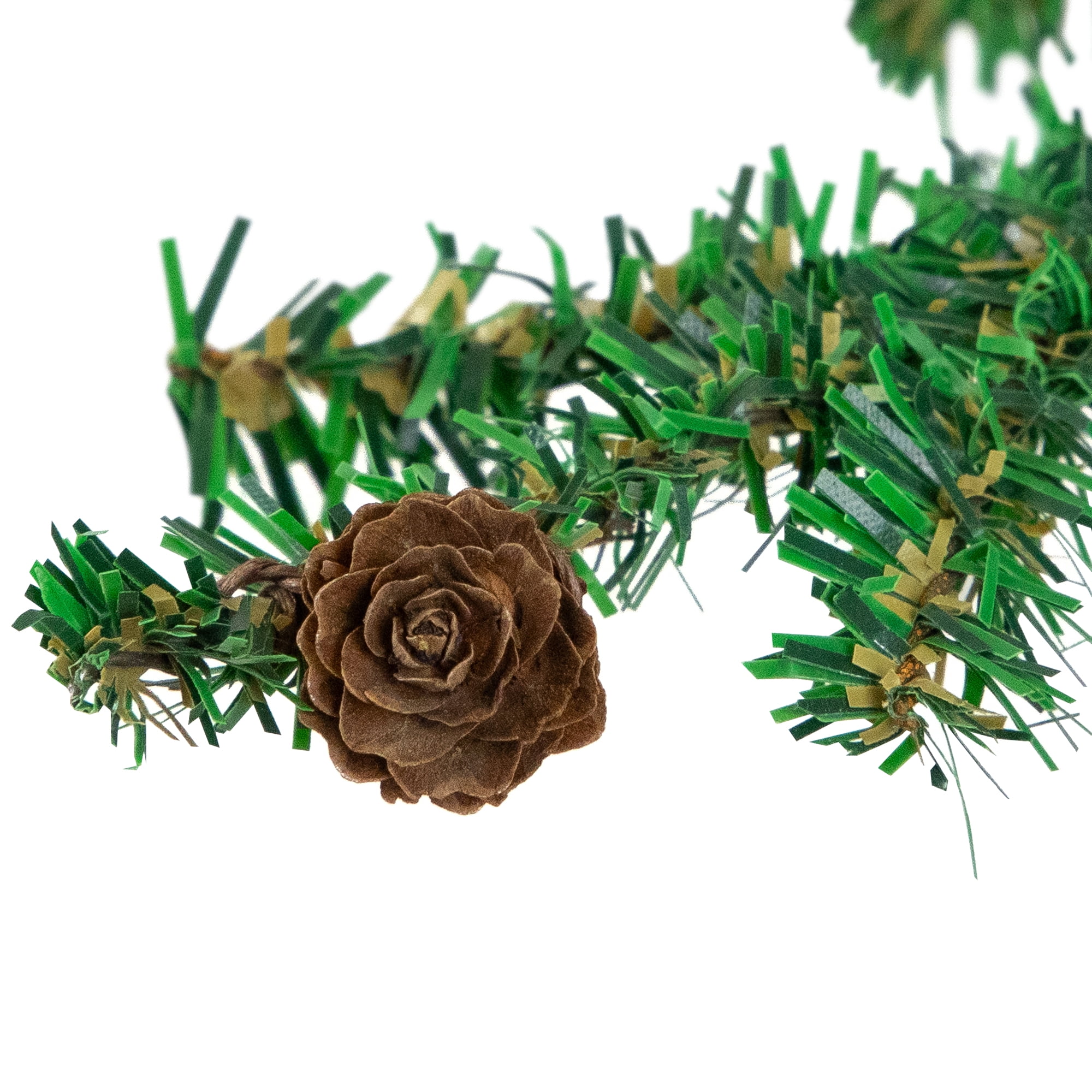 Northlight Medium Artificial Christmas Tree with Mini Pine Cones in Burlap Base - 3' - Unlit