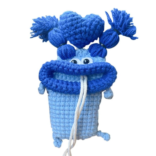 Yhmxh Mignon Étui de Clé de Voiture Rouge Filet Étui Boucle Femelle Étui de Protection de Clé de Voiture Pendentif de Clé Cadeau de la Saint-Valentin Organisation et Rangement Décoration Maison