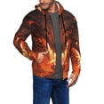 thumbnail image 2 of Naloa Magma Fire Black Dragon Men’s Hoodies, Zip up Hoodie, Sweatshirts,Hoodies for Men Sizes S-3XL-Medium, 2 of 5