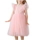 thumbnail image 1 of Odeerbi Niñas Vestido Tul Volantes Vestido Verano Flor Niña Lazo Vestido Floral Niñas Sin Mangas Vestido Floral Sin Espalda, 1 of 3