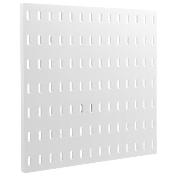 WASHWEPE Wall Pegboard Panels Plastic White Modern Peg Board Organization 1Pack