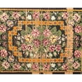 thumbnail image 1 of Ahgly Company Machine Washable Indoor Rectangle Traditional Dark Sienna Brown Area Rugs, 6' x 9', 1 of 7
