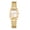 Gold, variant on Square Watches for Women, Gold Stainless Steel Bracelet Ladies Small Face Watches, Dainty Women's Compact Elegant Wrist Watches