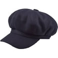 thumbnail image 6 of CoCopeaunts Newsboy Hats for Women Solid Ladies Baker Boy Hat Female Beret Hat Autumn Winter Vintage Octagonal Cap, 6 of 7