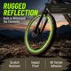 thumbnail image 3 of unbranded 5Ud Advertencia Reflectante Verde Para Ciclo Motocicleta Alta Visibilidad, 3 of 8