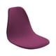 thumbnail image 2 of Funda de asiento de silla Shell de estilo moderno de mediados de siglo para hogar, hotel, funda de jacquard suave morado oscuro, 2 of 9