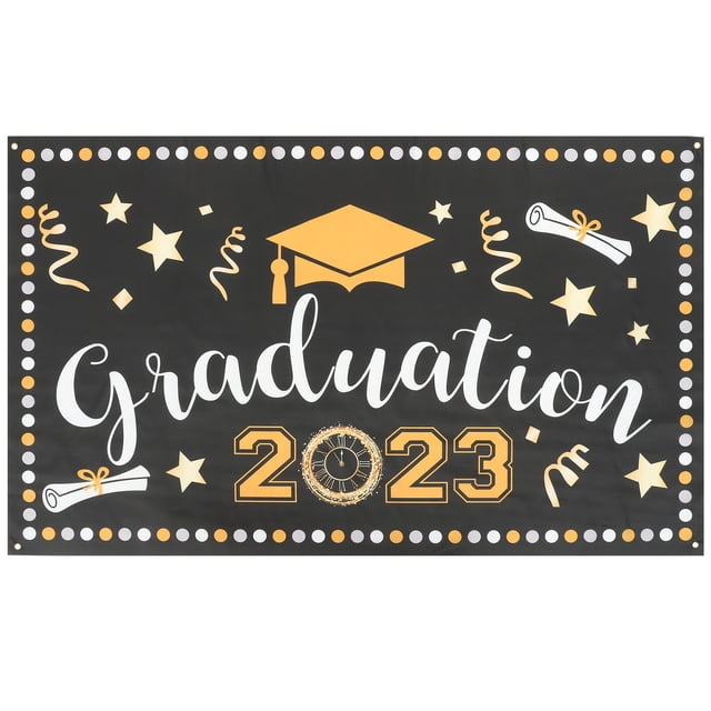 CIMAXIC graduation Graduation 2023 Backdrop Graduation Party Decoration Graduation Party Background Banner,70.87"X43.31"X0.04"