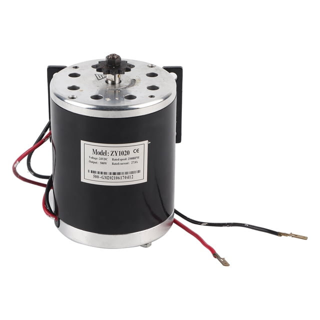Electric Motor,500W DC 24V Electric DC Motor Brushed Motor Dependable Performance
