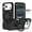 Black, variant on Allytechgroup for iPhone 17 Case with Rotating Ring Holder Metal Kickstand, Lightweight Shockproof Soft TPU Back Case Magnetic Military Grade Drop Protective Invisible Stand Shell, Coffee