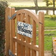 thumbnail image 3 of Hand-drawn Dinosaurs Welcome Sign for Front Door Porch Wreath Door Sign Home Decoration Rustic Farmhouse Style, 3 of 5
