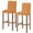 Honeydew, variant on Pure Khaki Bar Stool Covers - Stretch Dining Chair Covers Set of 2, Modern Solid Color Minimalist Art Bar Chair Cover Removable Counter Stool Pub Chairs Slipcovers Protectors for Kitchen/Cafe