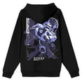 thumbnail image 2 of Transformers One Decepticon Symbol Megatron Black Hoodie, 2 of 3