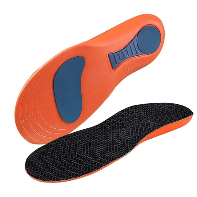 Orthotic Arch Support Shoe Inserts Anti Skid Shoe Sole Pads for Pain Relief Flat L